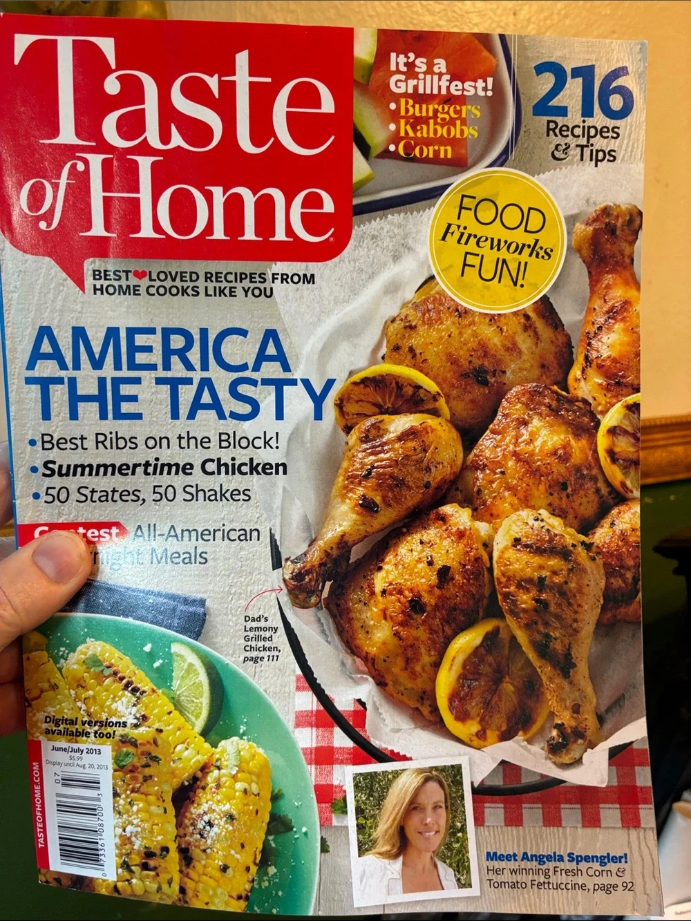 Taste of Home cookbooks - Lot of 3 - healthy cooking - America the Tasty - 5 Ing
